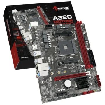 Placa Mãe Keepdata A320-KDGNV Socket AM4 VGA DDR4 AMD A320 Micro ATX