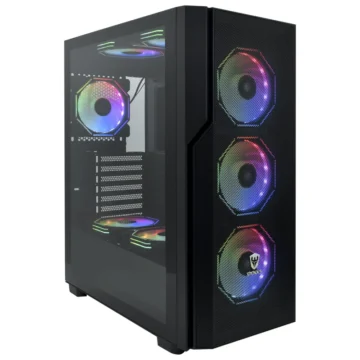 Gabinete Gamer Satellite K31 E-ATX 8 Cooler - Preto RGB