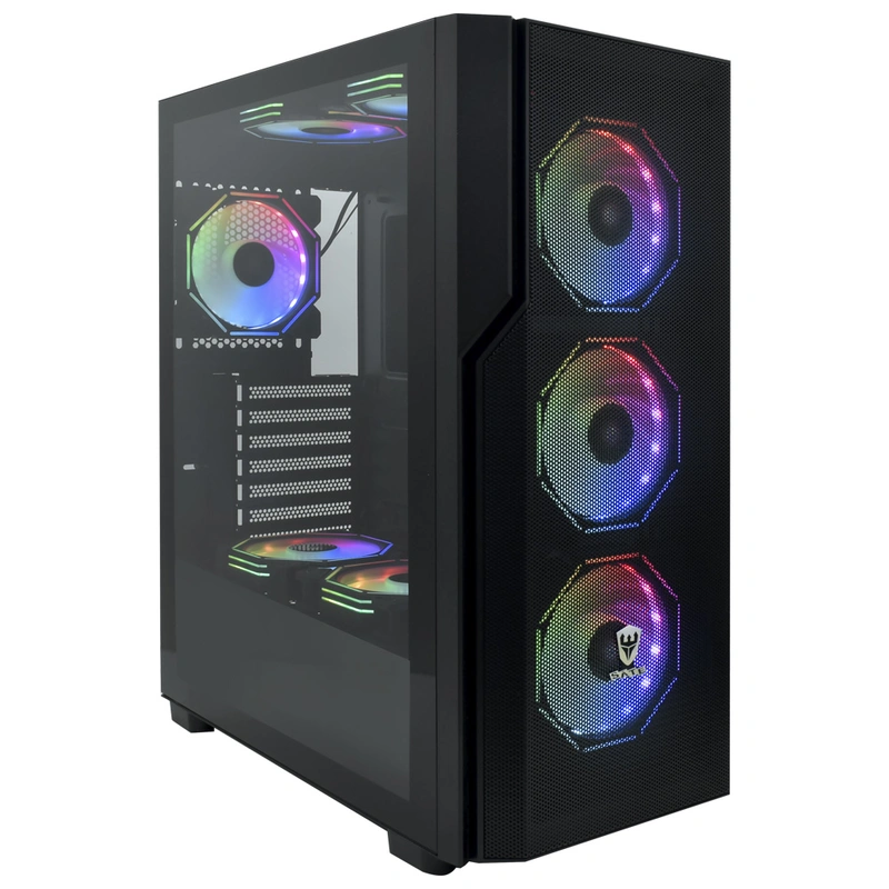 Gabinete Gamer Satellite K31 E-ATX 8 Cooler - Preto RGB