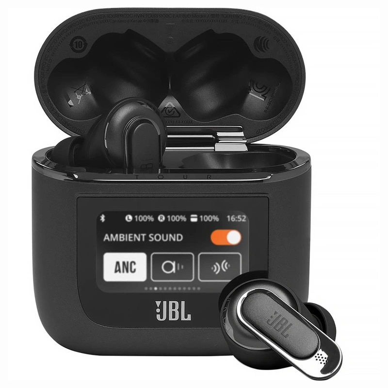 Fone de Ouvido JBL Tour Pro 2 Perfec Fit TWS Bluetooth - Preto USB-C