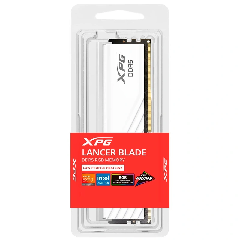 Memória RAM ADATA XPG Lancer Blade DDR5 16GB 5600MHz RGB - Branco (AX5U5600C4616G-SLABRWH) - Imagem 3