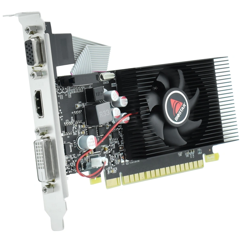 Placa de Vídeo Biostar 4GB GeForce GT730 GDDR3 - VN7313TH41-TBAR2-BS2 128 bits - Imagem 3