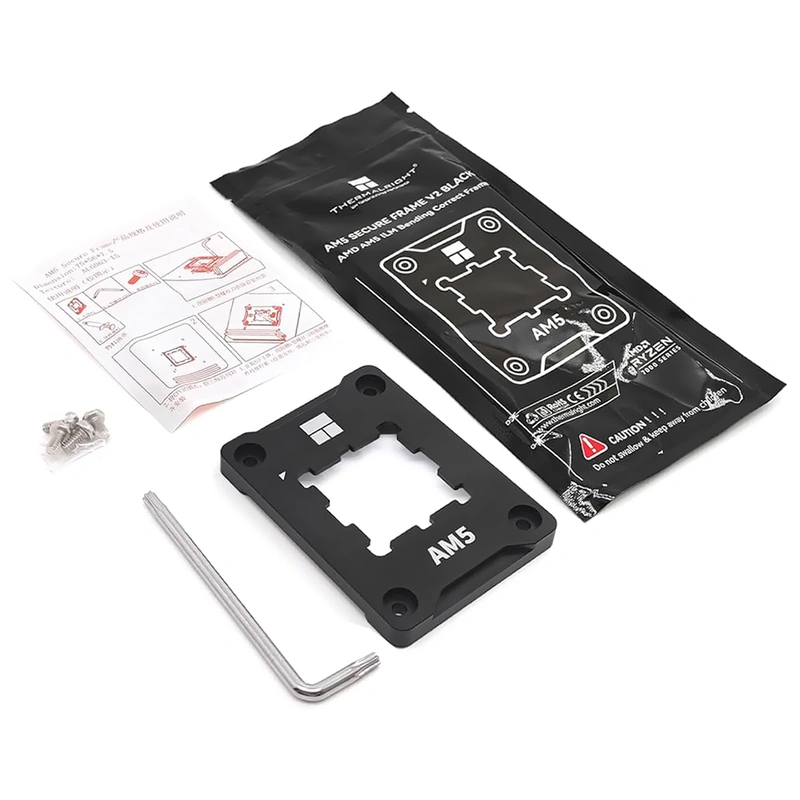 Moldura de Contato para Processador Thermalright Secure Frame V2 AM5 - Preto - Imagem 3