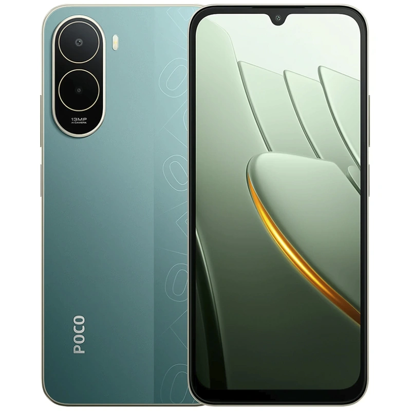Celular Xiaomi POCO C81 Pro 4GB de RAM 256GB Tela 6.9 LCD de 6.9" Verde