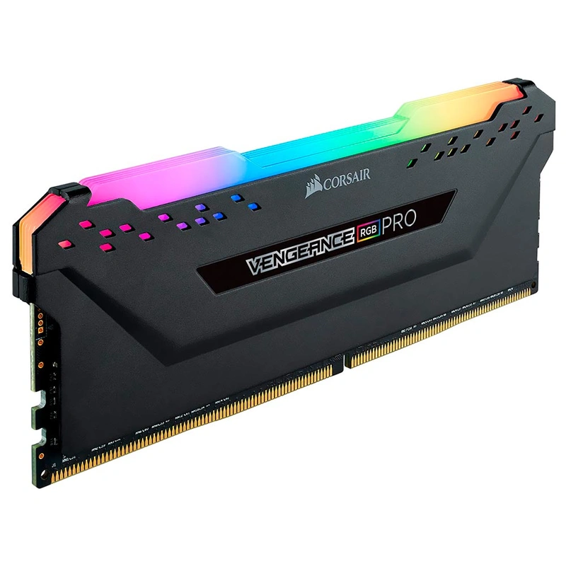 Memória RAM Corsair Vengeance RGB Pro DDR4 8GB 3200MHz - Preto (CMW8GX4M1Z3200C16) - Imagem 2