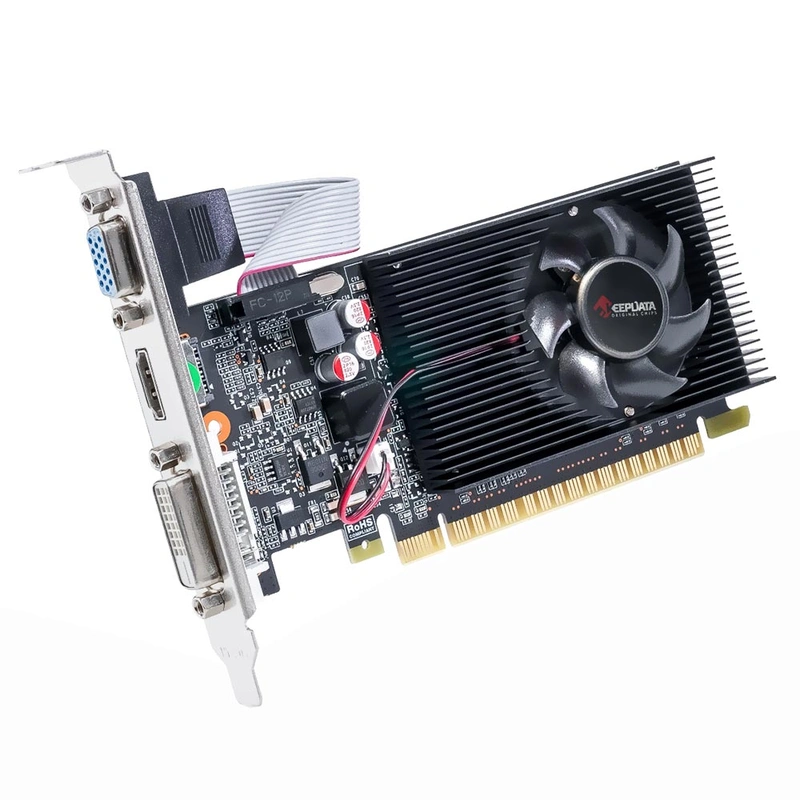 Placa de Vídeo Keepdata 1GB GeForce GT210 DDR3 - LOW PROFILE KDGT210-1GD364B - Imagem 2