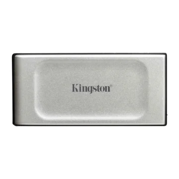 SSD Externo Kingston 4TB Portátil XS2000 - Prata Preto (SXS20004000G) USB Type-C 3.2
