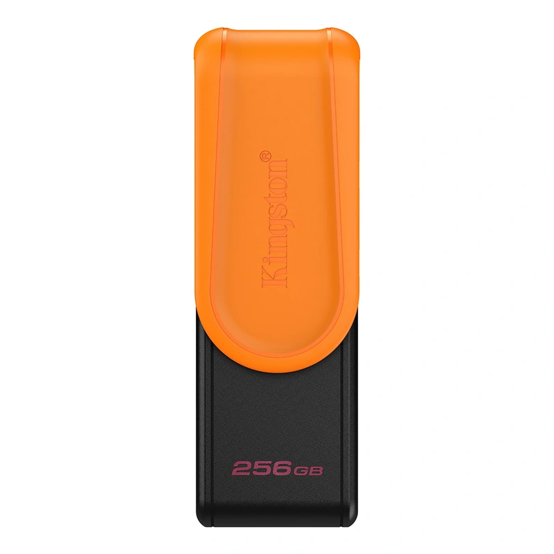 Pendrive Kingston Exodia S 256GB USB 3.2 - Preto Laranja (DTXS256GB)