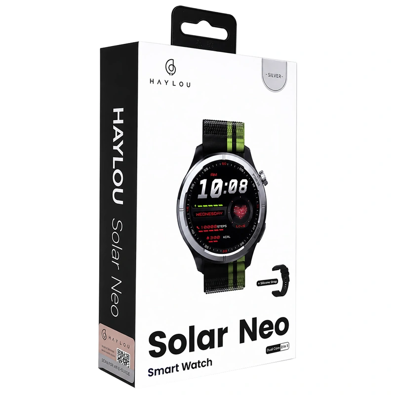 Relógio Smartwatch Haylou Solar Neo HF008 - Prata - Imagem 4
