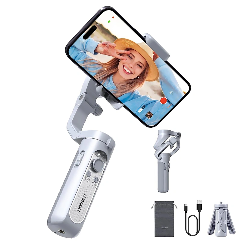 Estabilizador Gimbal Hohem A-RM89 iSteady XE de 3 Eixos - Cinza - Imagem 2