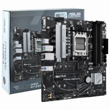 Placa Mãe ASUS Prime A620M-A Socket AM5 VGA DDR5 AMD A620 Micro ATX