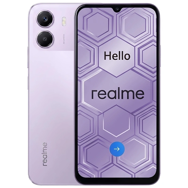 Celular Realme P4 Lite RMX5377 4GB de RAM 256GB Tela 6.8 UNISOC T7250 Dual SIM