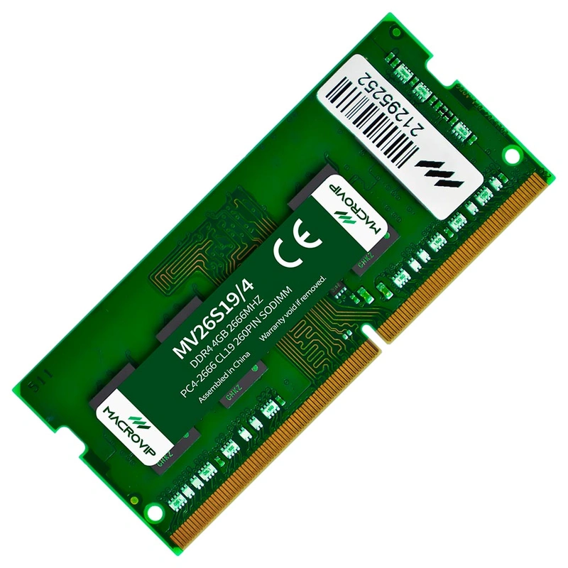 Memória RAM para Notebook Macrovip DDR4 4GB 2666MHz - MV26S194 SODIMM CL19 - Imagem 2