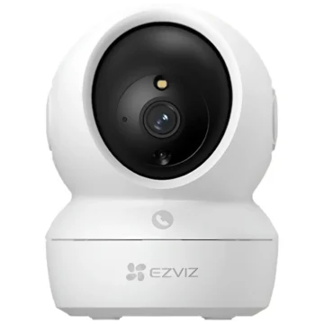 Câmera de Segurança IP Ezviz CS-H6C Indoor Smart Home Wi-Fi 1080P 360º 4MM - Branco
