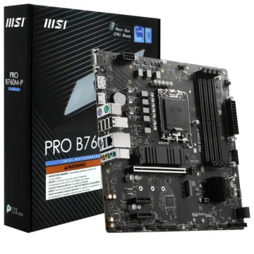 Placa Mãe MSI Pro B760M-P Socket LGA 1700 VGA DDR5 Intel B760 Micro ATX