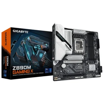 Placa Mãe Gigabyte Z890M Gaming X Socket LGA 1851 DDR5 Intel Z890 Micro ATX