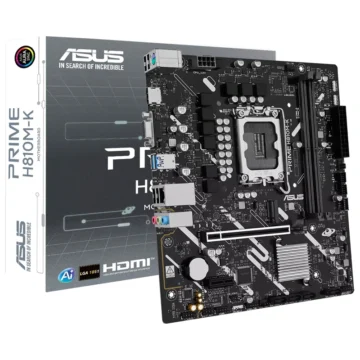 Placa Mãe ASUS Prime H810M-K Socket LGA 1851 DDR5 Intel H810 Micro ATX