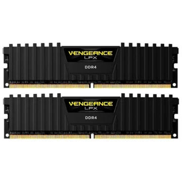 Memória RAM Corsair Vengeance LPX DDR4 16GB (2x8GB) 2666MHz - Preto (CMK16GX4M2A2666C16)
