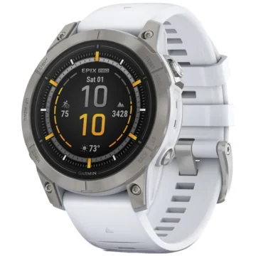 Relógio Garmin Epix Pro Sapphire 2 Gen - Titanium Branco (010-02804-10)
