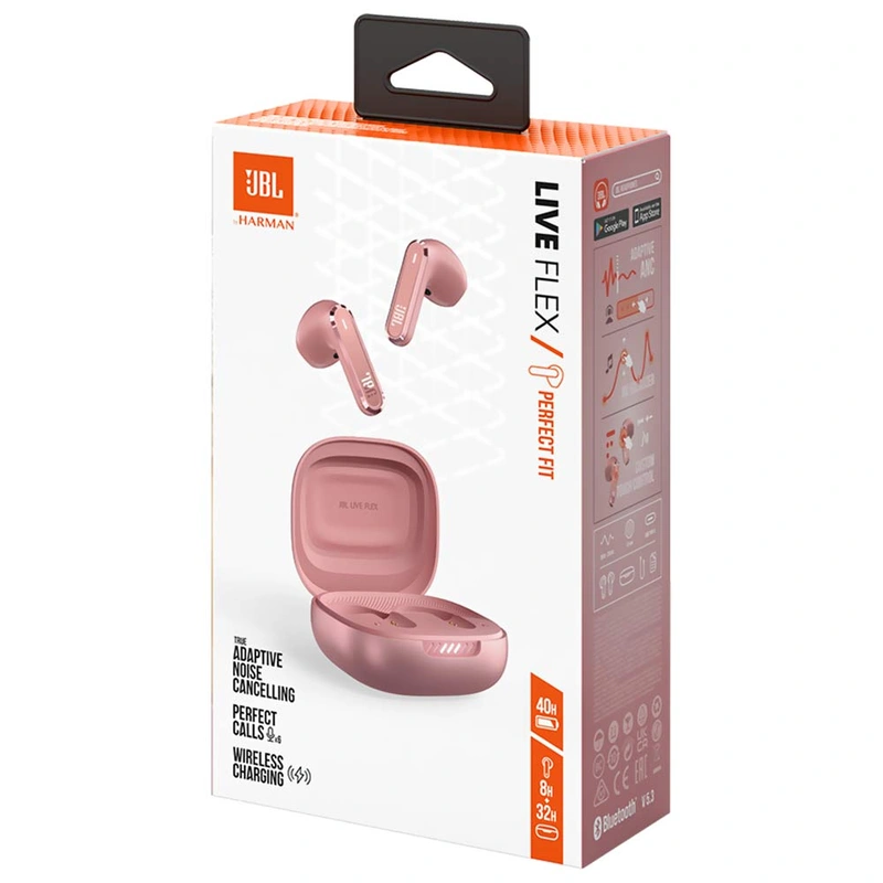 Fone de Ouvido JBL Live Flex Perfect Fit TWS Bluetooth - Rosa Live Flex Perfec Fit - Imagem 3