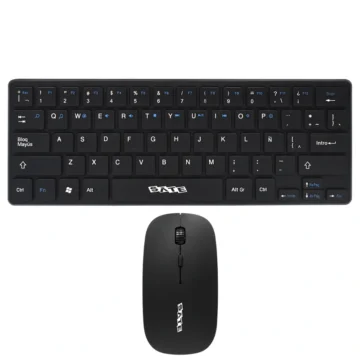 Teclado + Mouse Satellite AK-732G Wireless Espanhol - Preto Windows USB Receiver