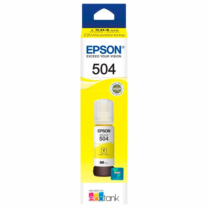 Cartucho de Tinta Epson T504420 - Amarelo L4150 - Imagem 2