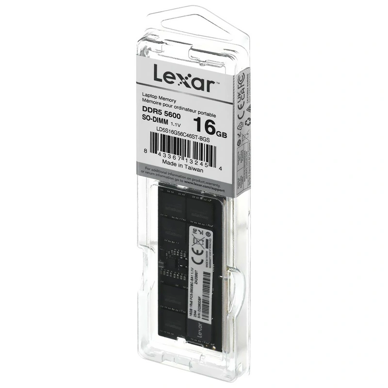 Memória RAM para Notebook Lexar DDR5 16GB 5600MHz - LD5S16G56C46ST-BGS - Imagem 3