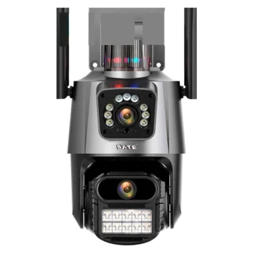 Câmera de Segurança IP Satellite A-CAM009D Outdoor Wi-Fi 4MP - Cinza IP66