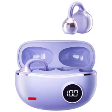 Fone de Ouvido HYE H2PRO Stereo Earphone TWS Bluetooth - Roxo iOS USB-C