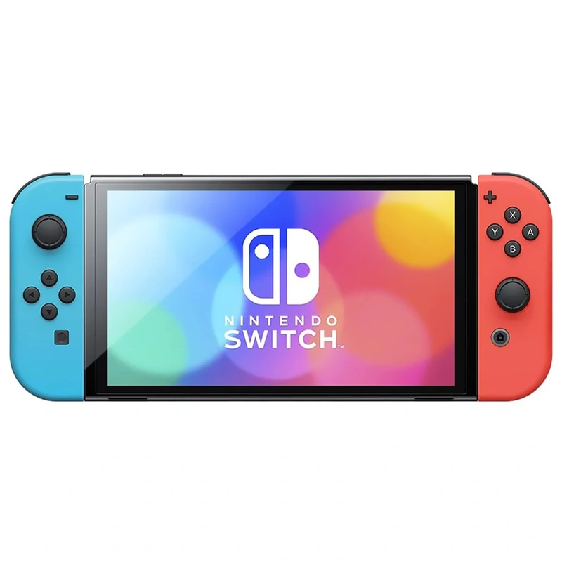 Console Nintendo Switch 64GB Oled - Azul Vermelho Neon (HEG-S-KABAA) Switch OLED - Imagem 2