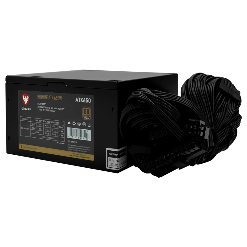 Fonte de Alimentação Satellite ATX650 650W ATX Não Modular 80 Plus Bronze - Imagem 2