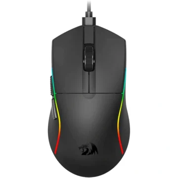 Mouse Gamer Redragon M816-RGB Deicide USB RGB - Preto Com fio