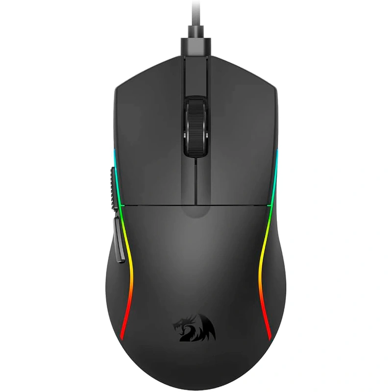 Mouse Gamer Redragon M816-RGB Deicide USB RGB - Preto Com fio