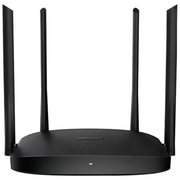 Roteador Hikvision DS-3WR12C Dual Band 2.4GHz 5GHz 4 Antenas - Preto