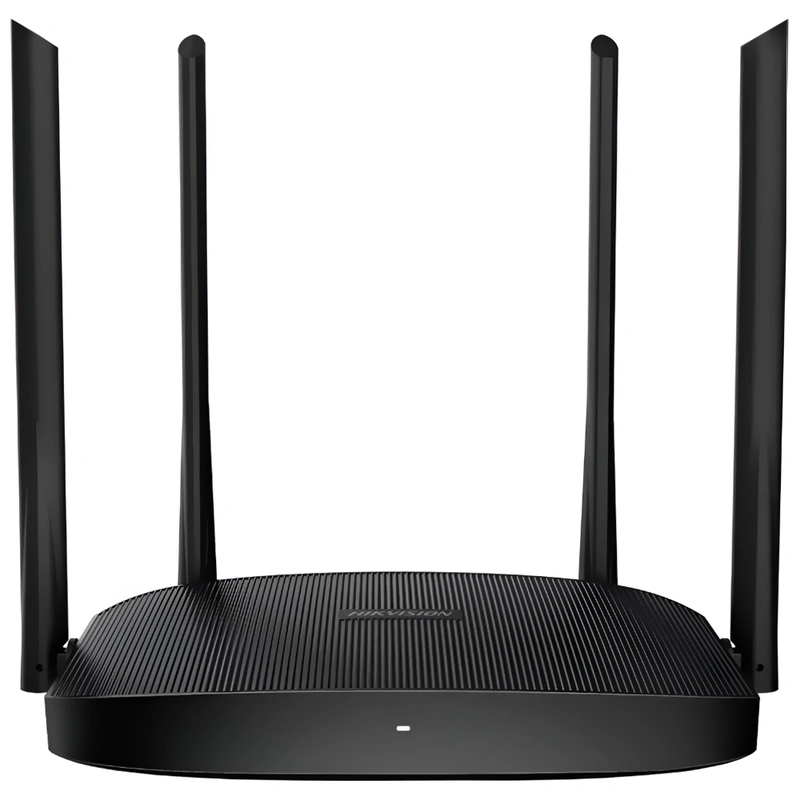 Roteador Hikvision DS-3WR12C Dual Band 2.4GHz 5GHz 4 Antenas - Preto
