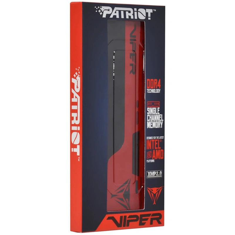 Memória RAM Patriot Viper Elite II DDR4 8GB 3200MHz - Vermelho (PVE248G320C8) - Imagem 4