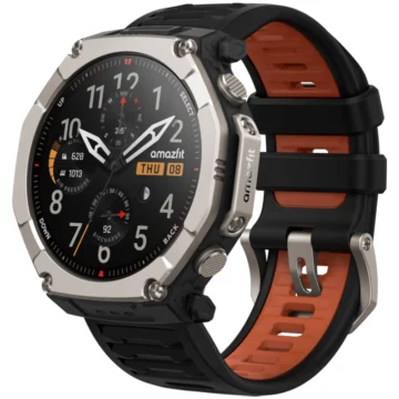 Relógio Smartwatch Amazfit T-Rex Ultra 2 A2550 - Preto Magma 10 ATM Bluetooth