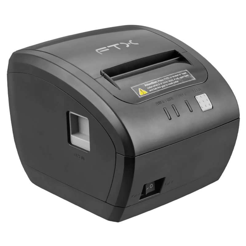 Impressora Térmica FTX FTXP-80S - Preto 260 mm/s USB Família Windows, Linux, OPOS - Imagem 2