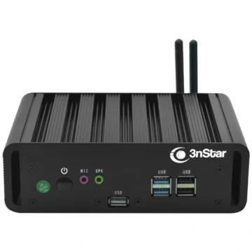 Mini PC 3nstar PC082WV-8-240 Industrial Intel Celeron J6412 2.0GHz 8GB RAM 240GB SSD Preto
