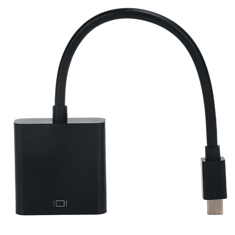 Cabo Adaptador Micro HDMI VGA Áudio - Preto - Imagem 3