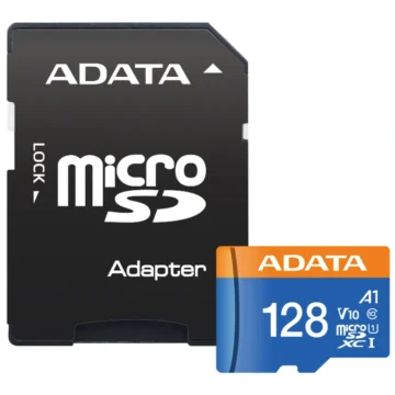 Cartão de Memória Micro SD ADATA 128GB Classe 10 - AUSDX128GUICL10A1-RA1
