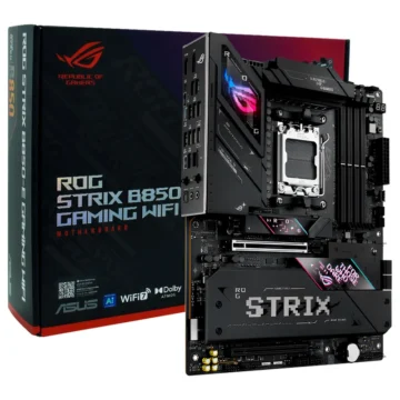 Placa Mãe ASUS ROG Strix B850-E Gaming Wi-Fi Socket AM5 DDR5 AMD B850 ATX