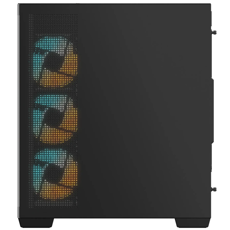 Gabinete Gamer Gigabyte GB-C500P Panoramic Stealth Mid Tower 4 Cooler ARGB - Preto - Imagem 3