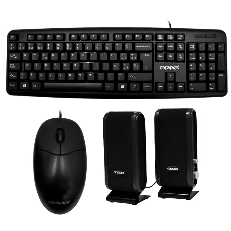 Gabinete Kit Satellite K731 Fonte 200W Speaker Mouse Teclado Espanhol - Preto - Imagem 2
