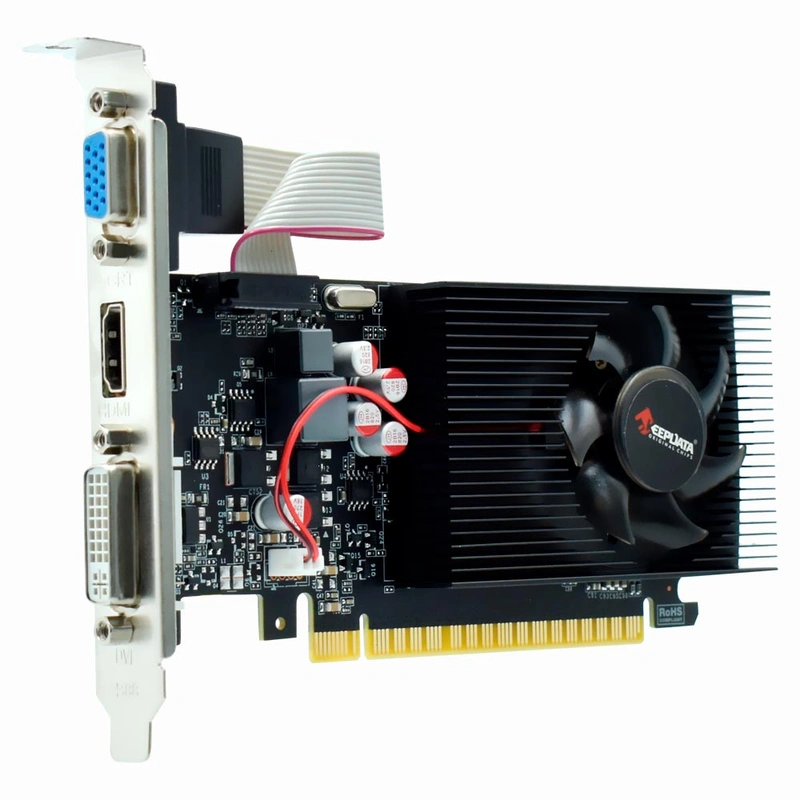 Placa de Vídeo Keepdata 2GB GeForce GT730 DDR3 - LOW PROFILE KDGT730-2GD3128B - Imagem 2