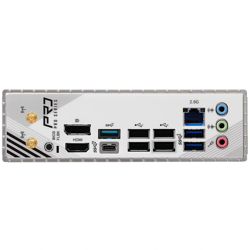 Placa Mãe ASRock B850M Pro RS Wi-Fi White Socket AM5 DDR5 AMD B850 4 Slots DDR5 DIMMs - Imagem 3