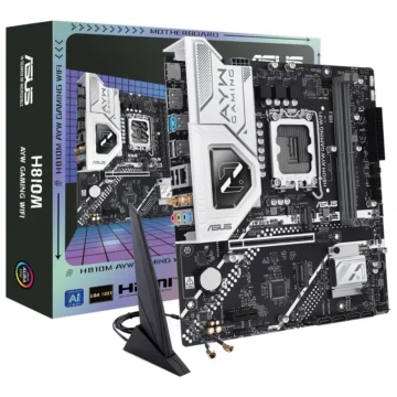 Placa Mãe ASUS H810M-AYW Gaming Wi-Fi Socket LGA 1851 DDR5 Intel H810 Micro ATX