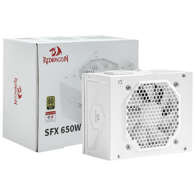 Fonte de Alimentação Redragon GC-PS014W 650W SFX Modular 80 Plus Gold - Branco