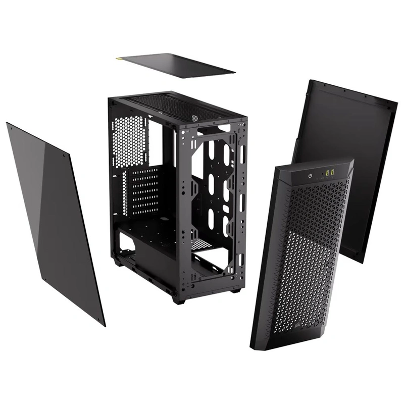 Gabinete Gamer Corsair 480T Airflow CC-9011271-WW Mid Tower - Preto - Imagem 3