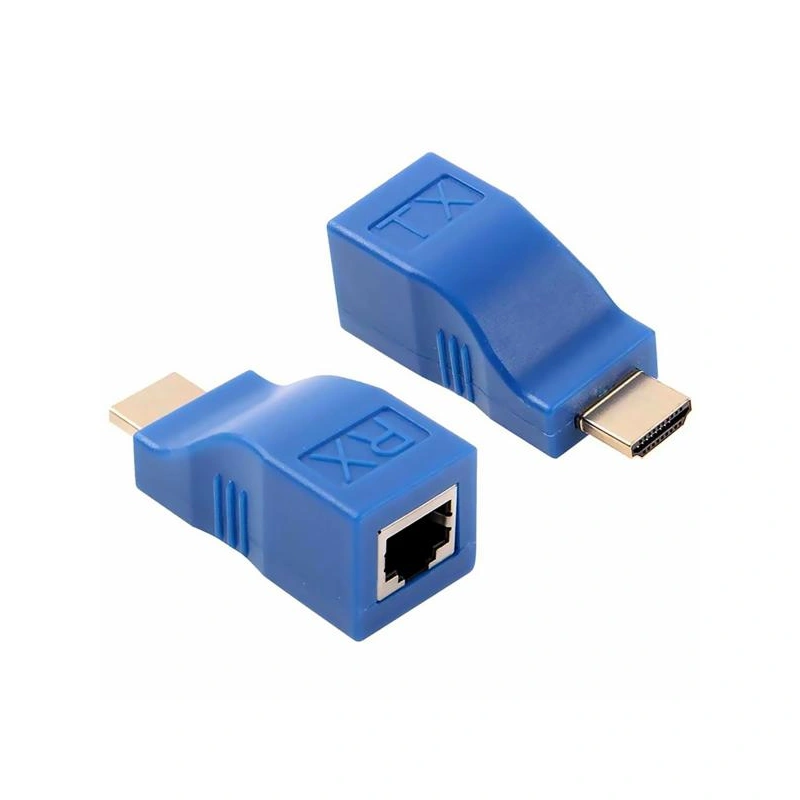 Adaptador Extender HDMI RJ45 - 30M Azul